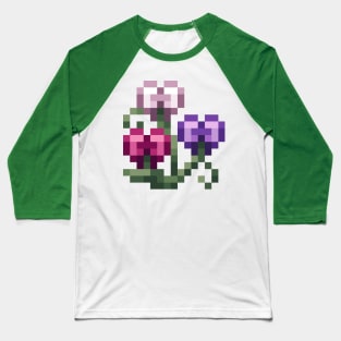 Pixel Sweat Pea Baseball T-Shirt